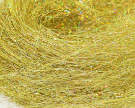 Dyed Holo Angel Hair, Golden Yellow UVR / 14